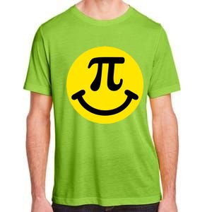 Pi Day Smiley Face 3.14 Math Geek Adult ChromaSoft Performance T-Shirt