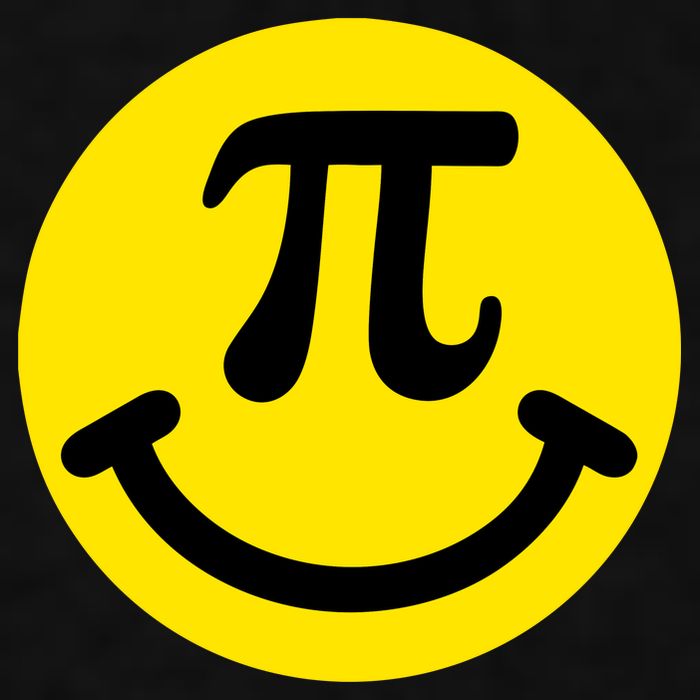 Pi Day Smiley Face 3.14 Math Geek Ladies PosiCharge Tri-Blend Wicking Tank