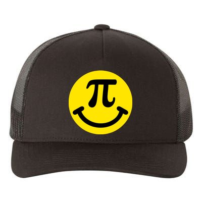 Pi Day Smiley Face 3.14 Math Geek Yupoong Adult 5-Panel Trucker Hat