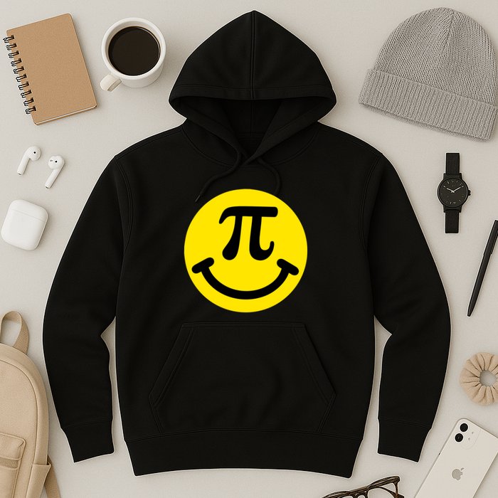 Pi Day Smiley Face 3.14 Math Geek Hoodie