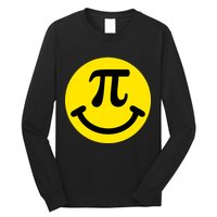 Pi Day Smiley Face 3.14 Math Geek Long Sleeve Shirt