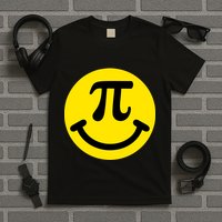 Pi Day Smiley Face 3.14 Math Geek T-Shirt