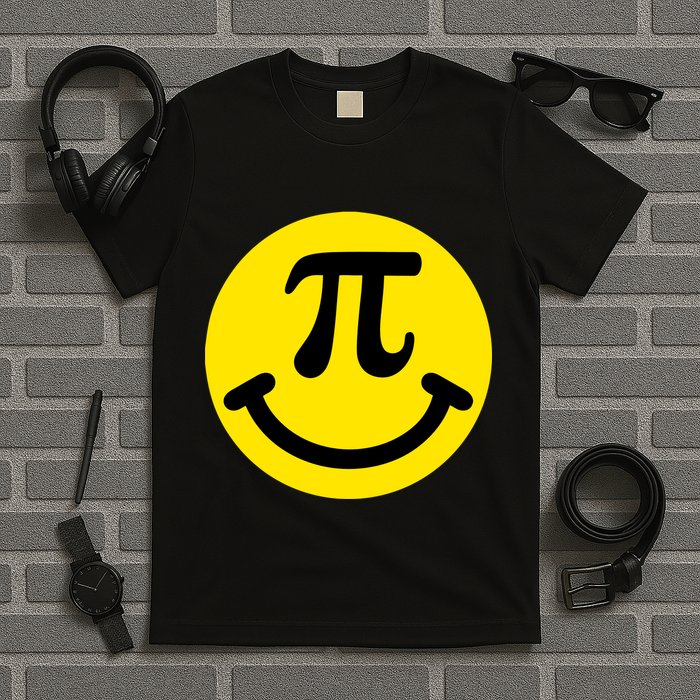 Pi Day Smiley Face 3.14 Math Geek T-Shirt