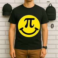 Pi Day Smiley Face 3.14 Math Geek T-Shirt