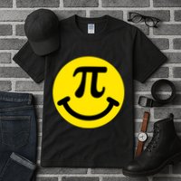 Pi Day Smiley Face 3.14 Math Geek Tall T-Shirt