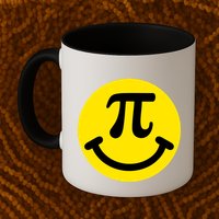 Pi Day Smiley Face 3.14 Math Geek Mug