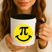 Pi Day Smiley Face 3.14 Math Geek Mug