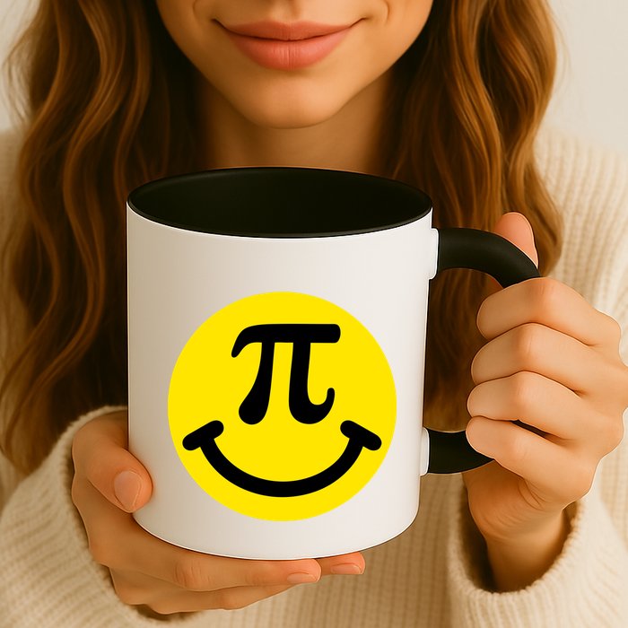 Pi Day Smiley Face 3.14 Math Geek Mug