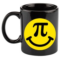 Pi Day Smiley Face 3.14 Math Geek 11oz C Handle Ceramic Mug