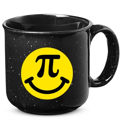 Pi Day Smiley Face 3.14 Math Geek 15oz Campfire Ceramic Mug