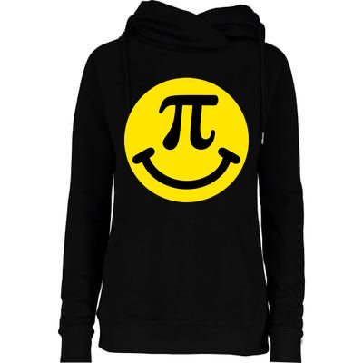 Pi Day Smiley Face 3.14 Math Geek Womens Funnel Neck Pullover Hood