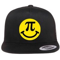 Pi Day Smiley Face 3.14 Math Geek Flat Bill Trucker Hat