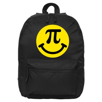 Pi Day Smiley Face 3.14 Math Geek 16 in Basic Backpack