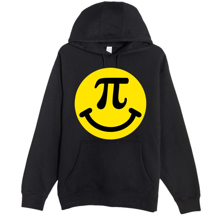 Pi Day Smiley Face 3.14 Math Geek Premium Pullover Hoodie