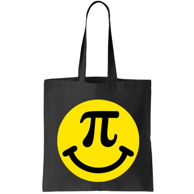 Pi Day Smiley Face 3.14 Math Geek Tote Bag