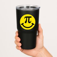 Pi Day Smiley Face 3.14 Math Geek Tumbler