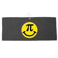 Pi Day Smiley Face 3.14 Math Geek Large Microfiber Waffle Golf Towel