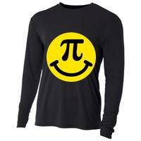 Pi Day Smiley Face 3.14 Math Geek Cooling Performance Long Sleeve Crew