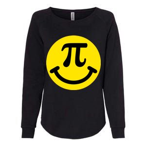 Pi Day Smiley Face 3.14 Math Geek Womens California Wash Sweatshirt