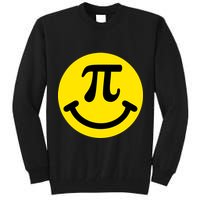Pi Day Smiley Face 3.14 Math Geek Tall Sweatshirt