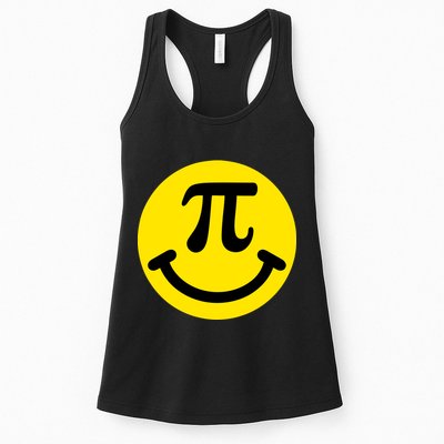 Pi Day Smiley Face 3.14 Math Geek Womens Tank Top