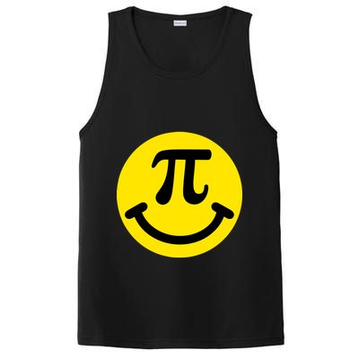 Pi Day Smiley Face 3.14 Math Geek PosiCharge Competitor Tank