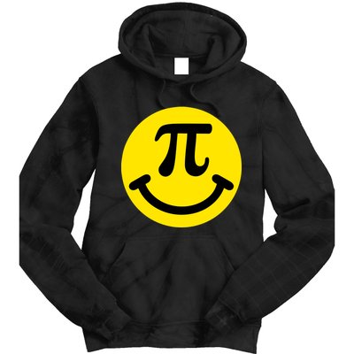 Pi Day Smiley Face 3.14 Math Geek Tie Dye Hoodie
