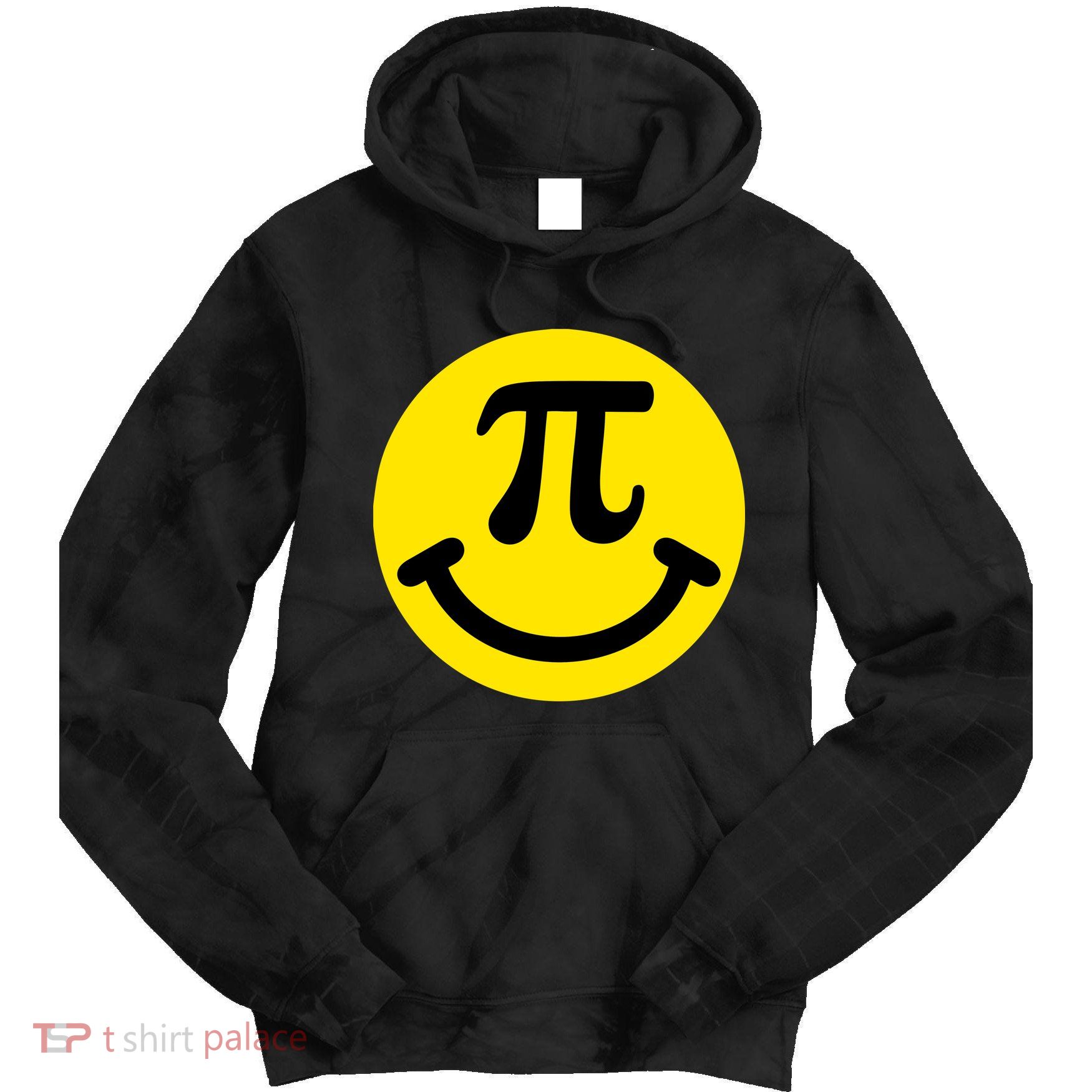 Pi Day Smiley Face 3.14 Math Geek Tie Dye Hoodie