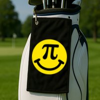 Pi Day Smiley Face 3.14 Math Geek Golf Towel