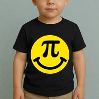 Pi Day Smiley Face 3.14 Math Geek Toddler T-Shirt