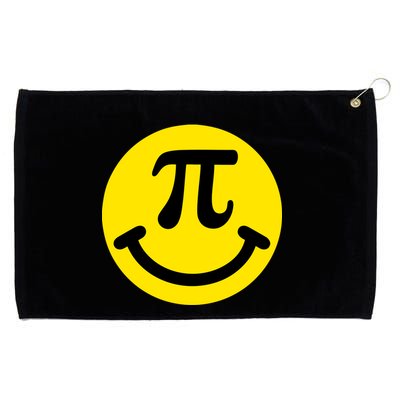 Pi Day Smiley Face 3.14 Math Geek Grommeted Golf Towel