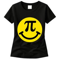 Pi Day Smiley Face 3.14 Math Geek Womens T-Shirt