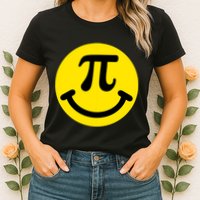 Pi Day Smiley Face 3.14 Math Geek Womens T-Shirt