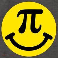 Pi Day Smiley Face 3.14 Math Geek Vector Backpack