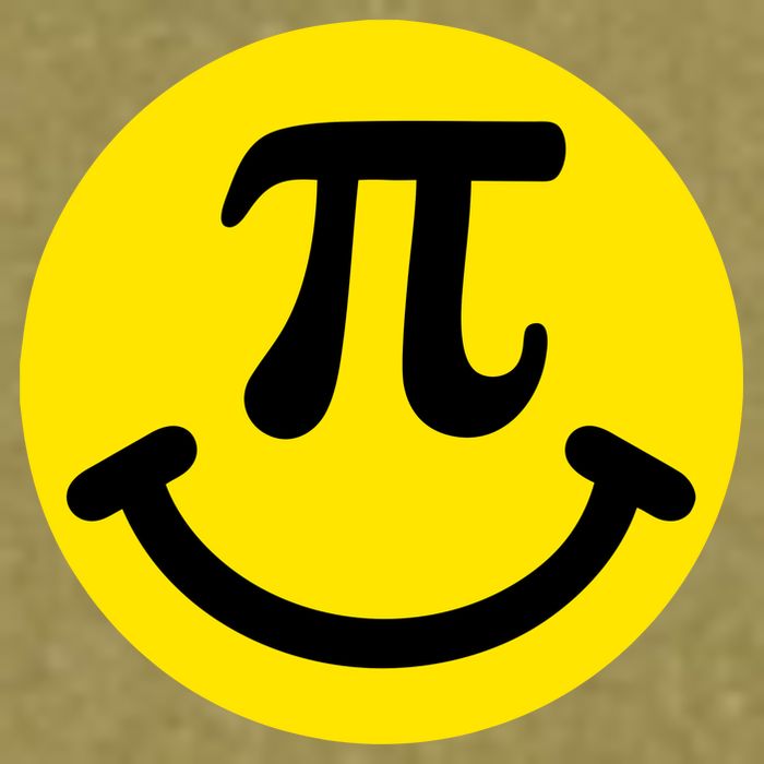 Pi Day Smiley Face 3.14 Math Geek Garment-Dyed Women's Muscle Tee
