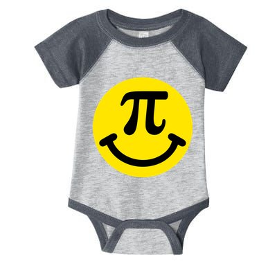 Pi Day Smiley Face 3.14 Math Geek Infant Baby Jersey Bodysuit