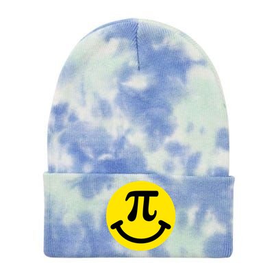 Pi Day Smiley Face 3.14 Math Geek Tie Dye 12in Knit Beanie