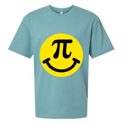 Pi Day Smiley Face 3.14 Math Geek Sueded Cloud Jersey T-Shirt