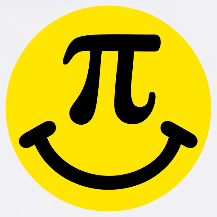 Pi Day Smiley Face 3.14 Math Geek Garment-Dyed Sweatshirt