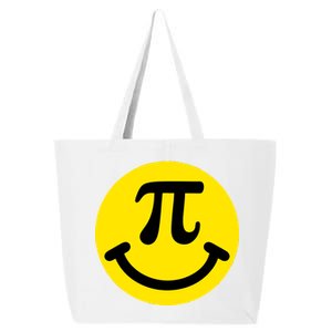 Pi Day Smiley Face 3.14 Math Geek 25L Jumbo Tote