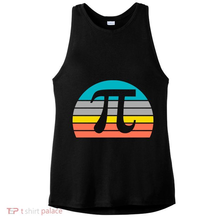 Pi Day Vintage Ladies PosiCharge Tri-Blend Wicking Tank