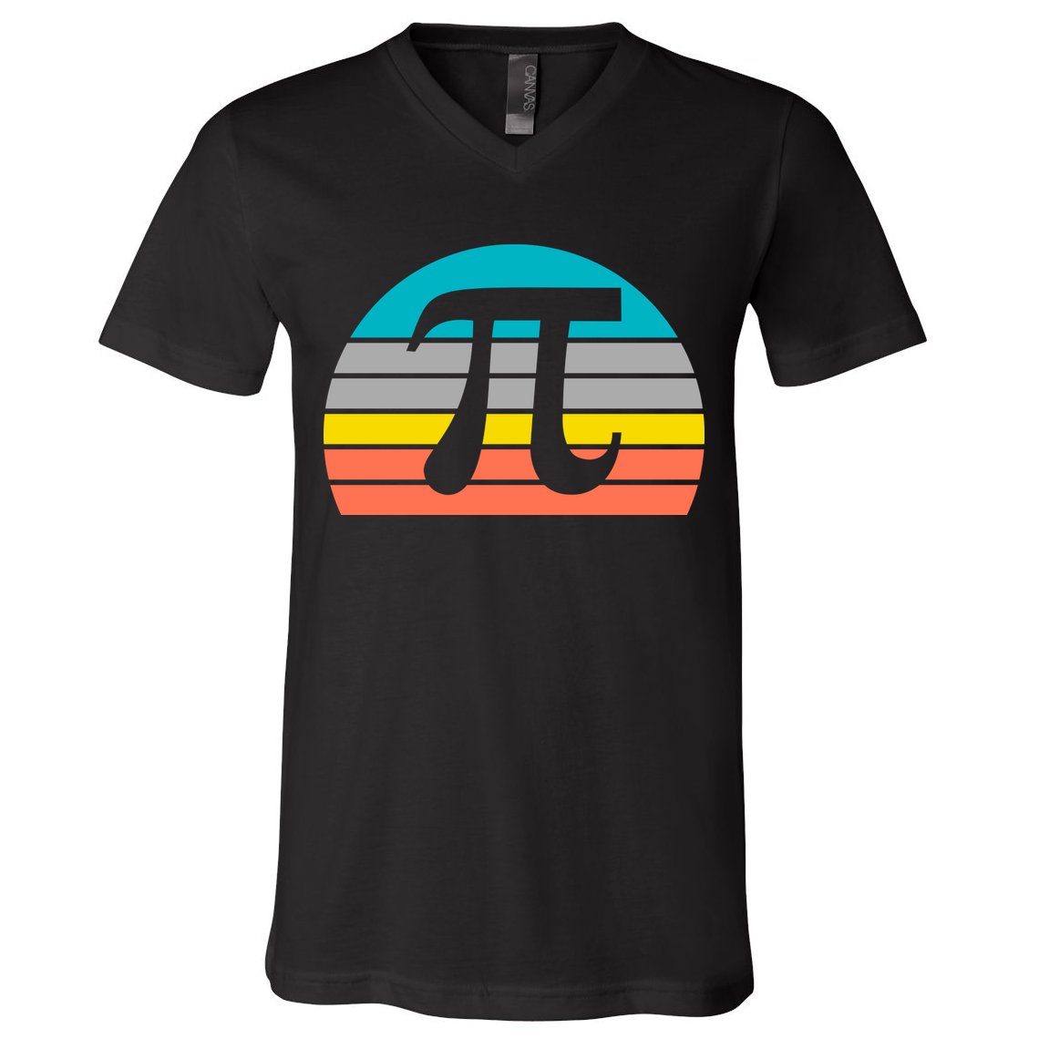 Pi Day Vintage V-Neck T-Shirt