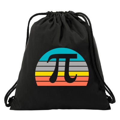 Pi Day Vintage Drawstring Bag