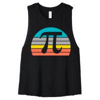 Pi Day Vintage Women's Racerback Cropped Tank