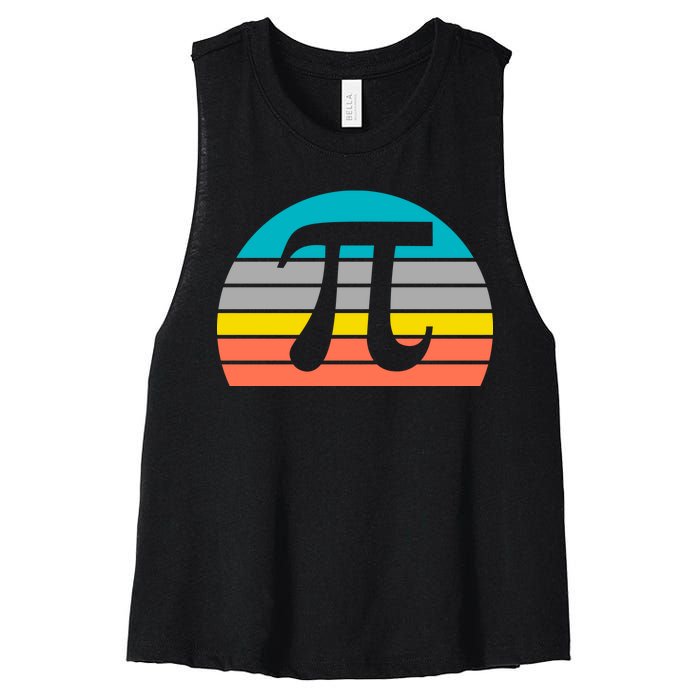 Pi Day Vintage Women's Racerback Cropped Tank