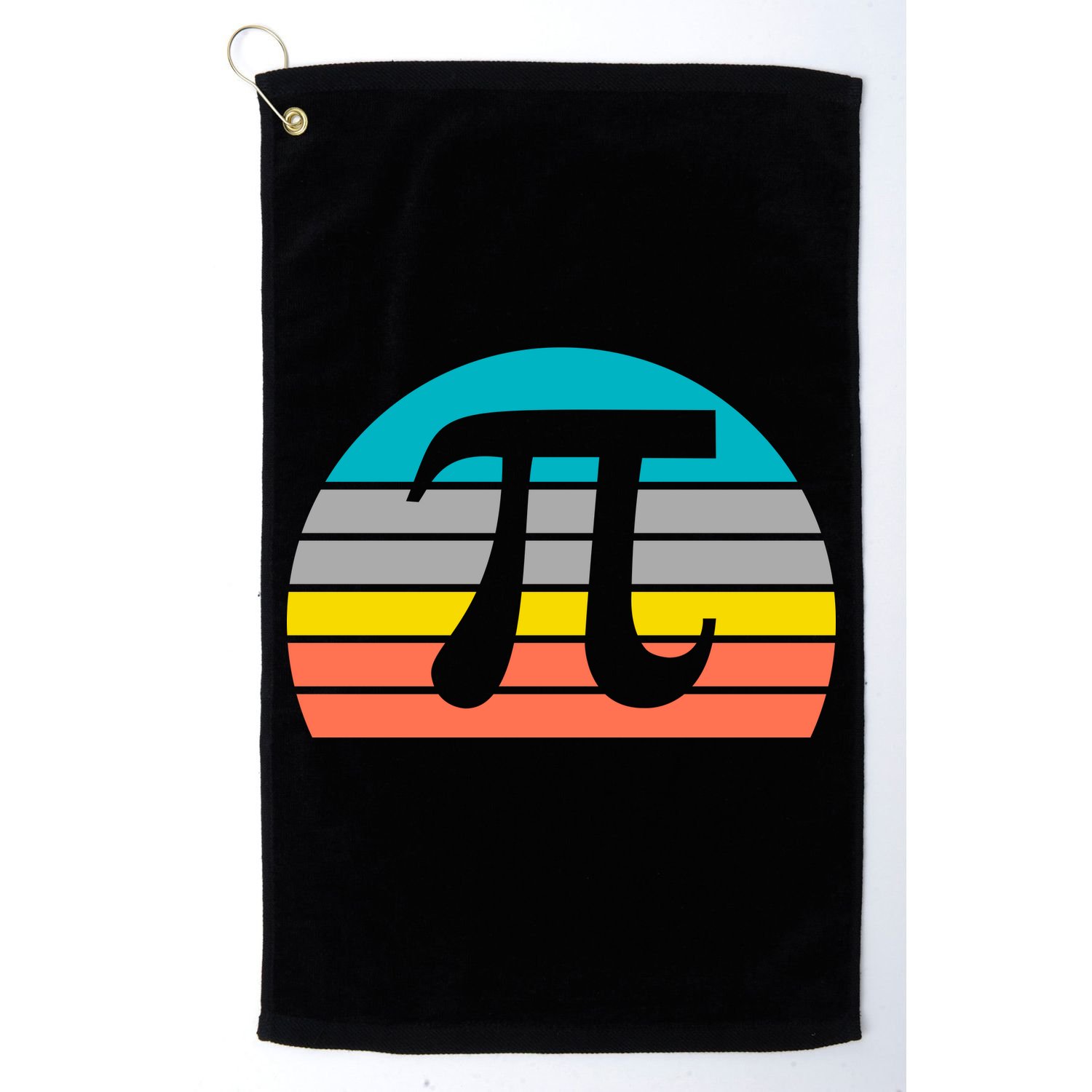 Pi Day Vintage Golf Towel