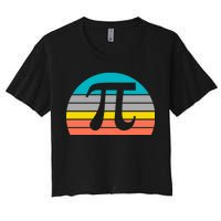 Pi Day Vintage Women's Crop Top Tee