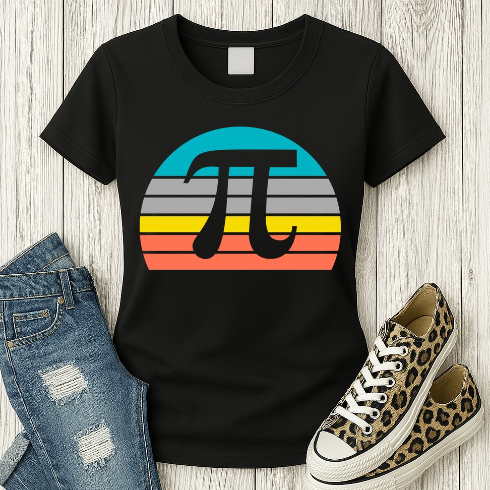 Pi Day Vintage Womens T-Shirt