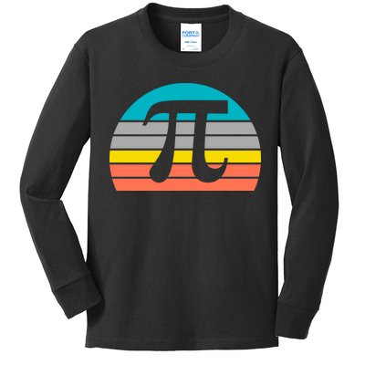 Pi Day Vintage Kids Long Sleeve Shirt