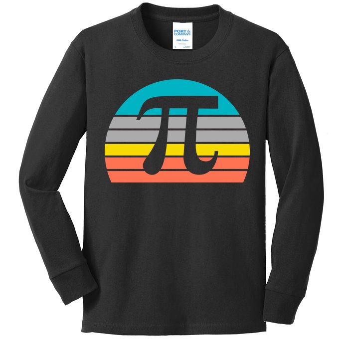 Pi Day Vintage Kids Long Sleeve Shirt